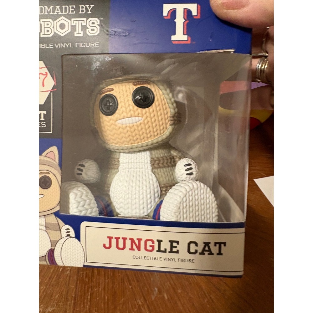 Handmade by Robots Josh Jung Jungle Cat Texas Rangers Knit Series Vinyl No 277